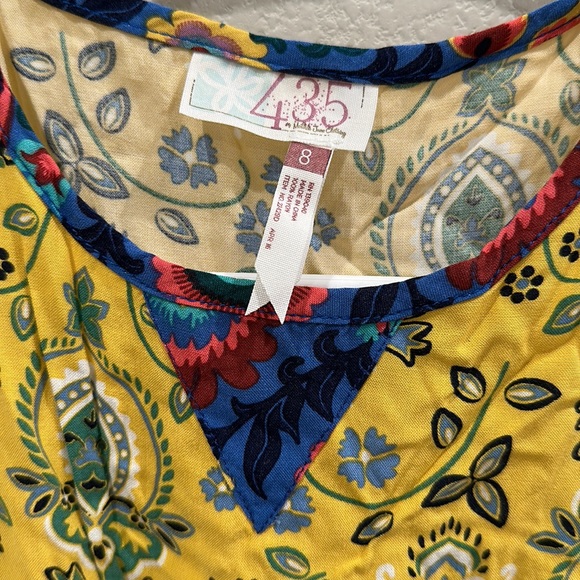 EUC Matilda Jane Brand Daisy Chain Girls Sleeveless Tank Dress Size 8 MJC - Picture 4 of 8